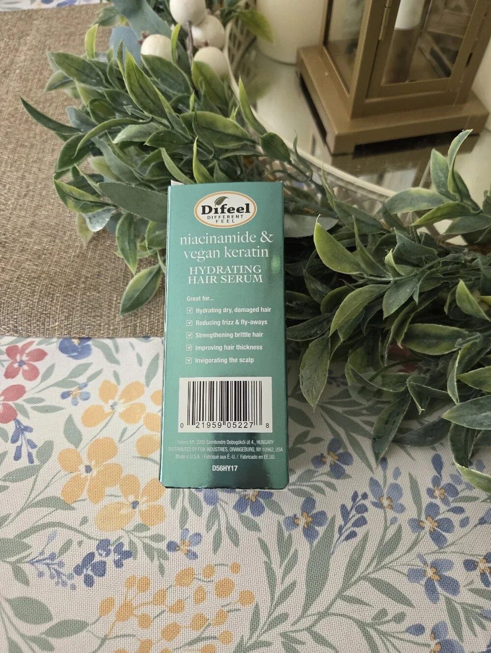 Difeel Hydrating Hair Serum with Niacinamide & Vegan Keratin